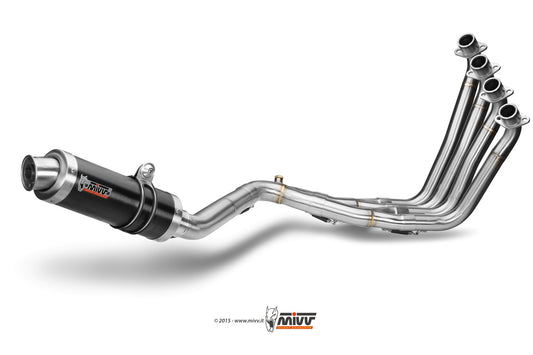 Escape completo homologado Mivv GP en Acero negro para Honda CB 650 / F 14-18