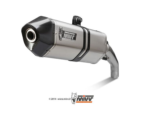 Escape homologado Mivv Speed Edge en Acero inox. para Honda Crossrunner 800 15-20