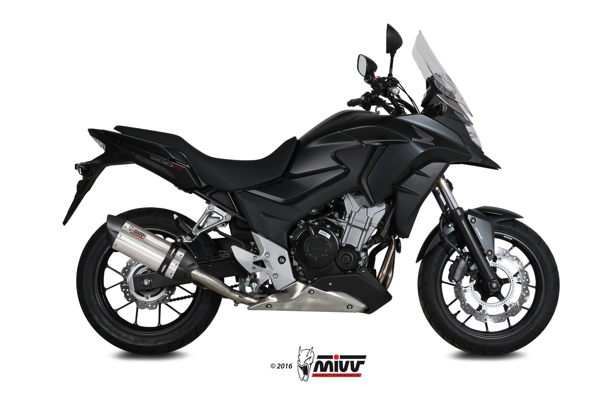 Escape homologado Mivv Suono en Acero inox. para Honda CB 500 X 2016