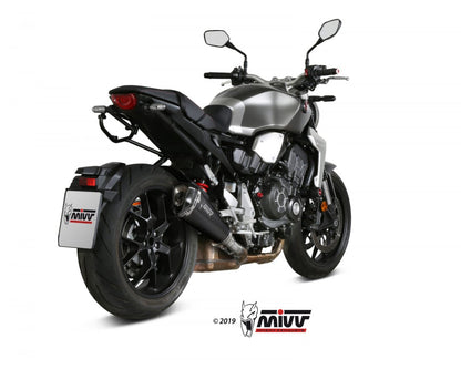 Mivv DELTA RACE approved exhaust in black steel for HONDA CB 1000 R / NEO SPORTS CAFE 18-25 