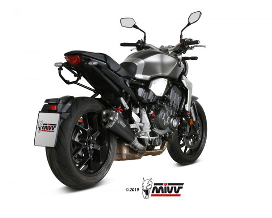 Mivv DELTA RACE approved exhaust in black steel for HONDA CB 1000 R / NEO SPORTS CAFE 18-25 