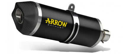 Arrow Race-Tech Homologated Exhaust in Black Aluminum for Kawasaki Z900 17-19 | Kawasaki Z900 A2 17-24 