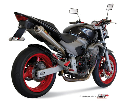 Escape de aço inoxidável Mivv X-CONE aprovado para Honda CB 600 F Hornet 03-06
