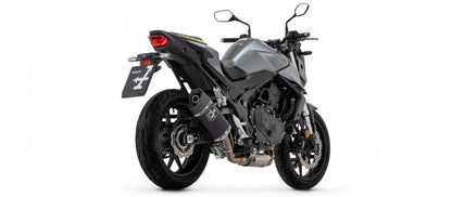 Escape ARROW Pista aprovado em titânio preto para HONDA CB 750 HORNET 23-24