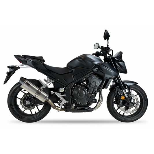 Escape IXIL SOVE homologado en acero inox. para HONDA NX 500 2024 | CBR 500 R 2024 | CB 500 F 2024