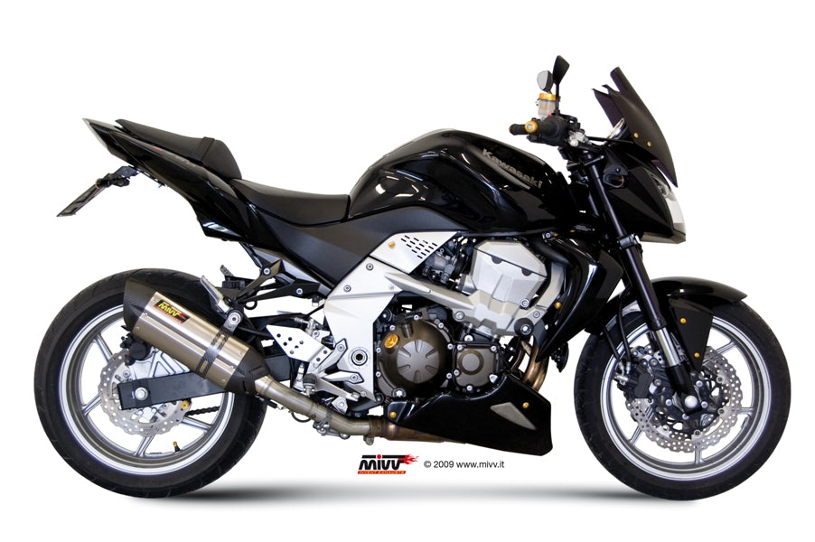 Escape homologado Mivv Suono en Acero inox. para Kawasaki Z 750 / R 07-14