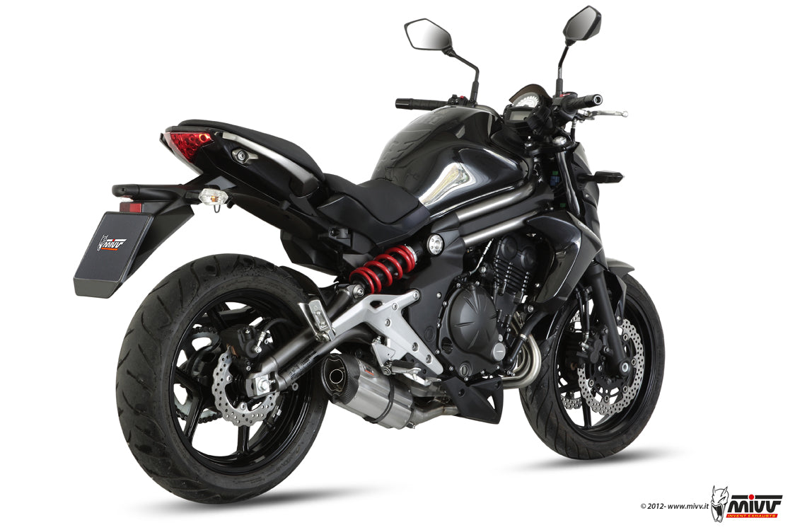 Escape completo homologado Mivv Suono en Acero inox. para Kawasaki ER 6  N/F 12-16