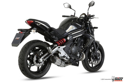 Escape completo homologado Mivv Suono en Acero inox. para Kawasaki ER 6  N/F 12-16