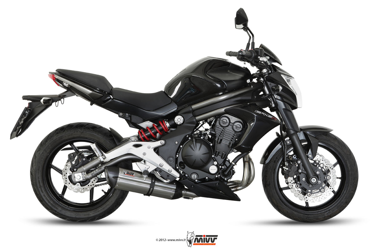 Escape completo homologado Mivv Suono en Acero inox. para Kawasaki ER 6  N/F 12-16