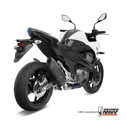 Escape homologado Mivv SUONO en Acero negro para KAWASAKI Z 800 E 13-16