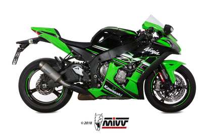 Escape homologado Mivv GP PRO en Titanio para Kawasaki ZX-10 R / RR 16-24