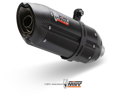 Escape homologado Mivv Suono en Acero negro para Kawasaki ZX-10 R / RR 16-24