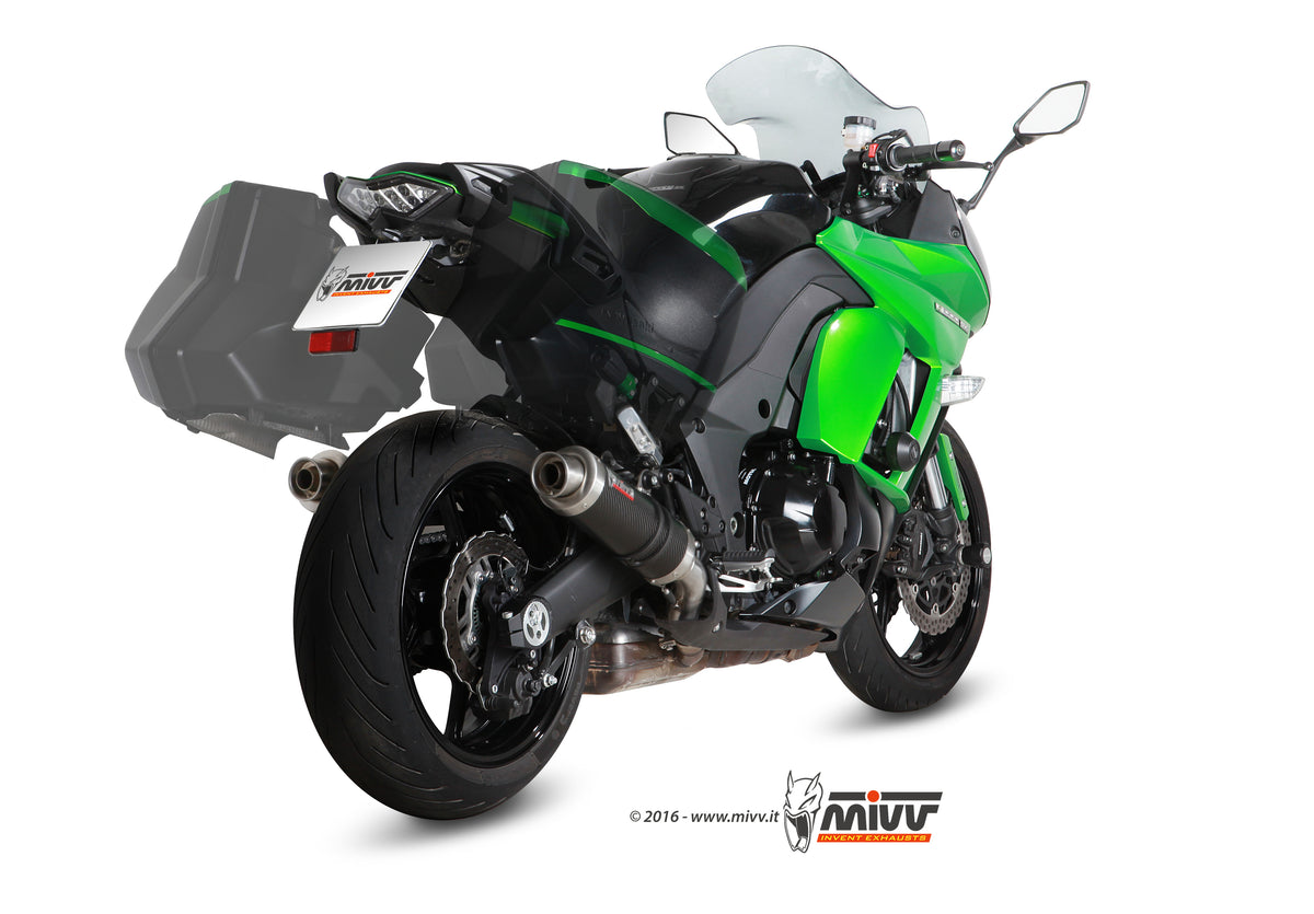 Escape homologado Mivv GP en Carbono para Kawasaki Z 1000 SX 14-19 | Ninja 1000 SX 14-19