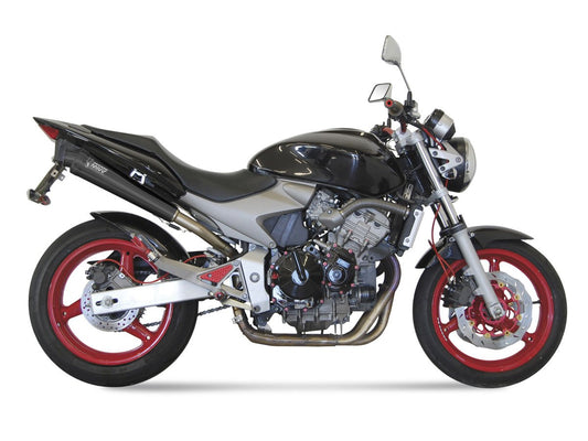 Escape homologado Mivv X-CONE en Acero negro para HONDA CB 600 F HORNET 03-06