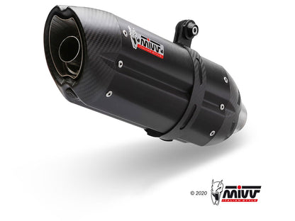 Escape Mivv SUONO não homologado em aço preto para HONDA CBR 1000 RR 08-13 