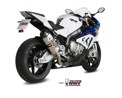 Non-homologated full exhaust Mivv FULL EXHAUST in Titanium for BMW S / M 1000 RR 15-16 