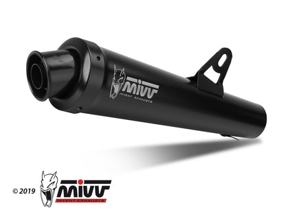 Escape aprovado pela Mivv X-CONE em aço preto para HONDA CB 600 F HORNET 03-06 