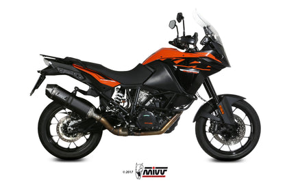 Escape homologado Mivv Speed Edge en Acero negro para KTM 1190 Adventure 13-16 | 1050 Adventure 15-16 | 1290 Super Adventure / R / S 15-20 | 1090 Adventure 17-19