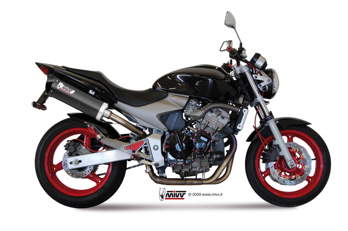 Escape homologado Mivv OVAL en Carbono para HONDA CB 600 F HORNET 03-06