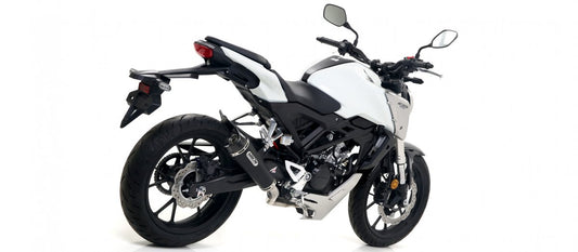 Escape ARROW X-Kone homologado en nicromo negro para HONDA CB 125 R NEO SPORTS CAFÉ 18-20