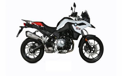 Mivv DELTA RACE approved exhaust in stainless steel. for BMW F 850 GS 18-24 | F 850 GS ADVENTURE 18-24 | F 750 GS 18-24 