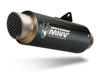 Escape aprovado pela Mivv GP PRO em aço preto para HONDA CB 500 F 19-24 