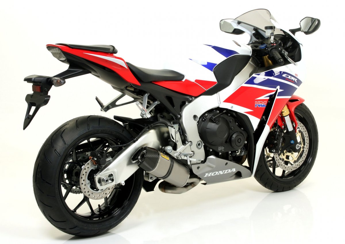 Escape ARROW PRO-Race no homologado en titanio negro para HONDA CBR 1000 RR 20-23