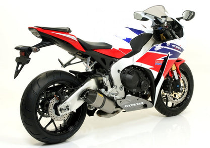 Escape ARROW PRO-Race não homologado em titânio preto para HONDA CBR 1000 RR 20-23 