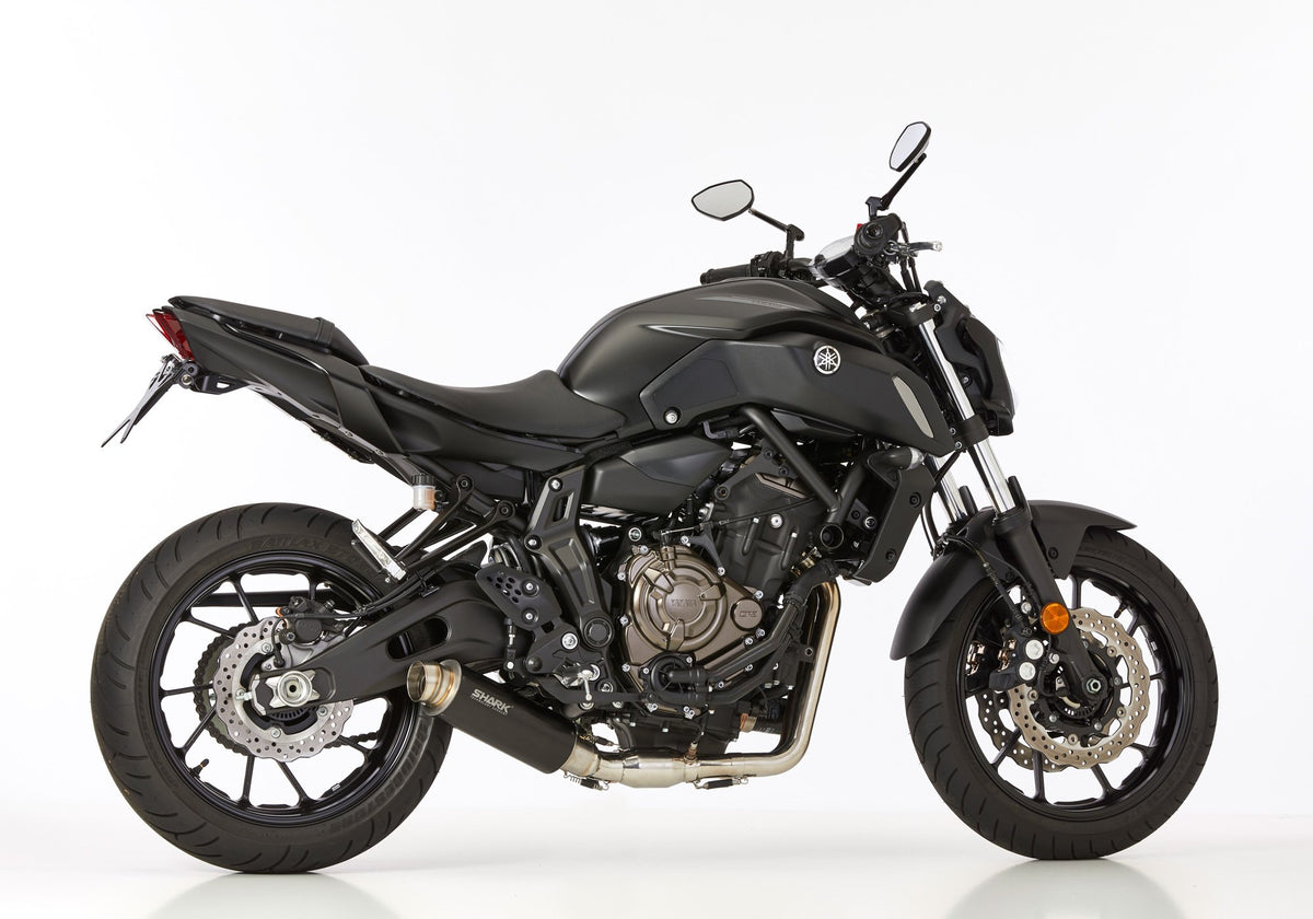 Línea Completa SHARK SRC 4 Yamaha MT-07/ R7/ Tracer 7/ XSR700 (2014-2026) HOMOLOGADO