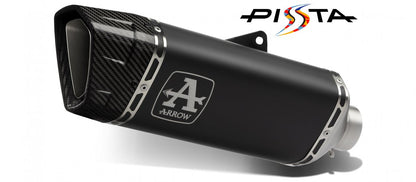 Escape ARROW Pista aprovado em titânio preto para HONDA CB 750 HORNET 23-25