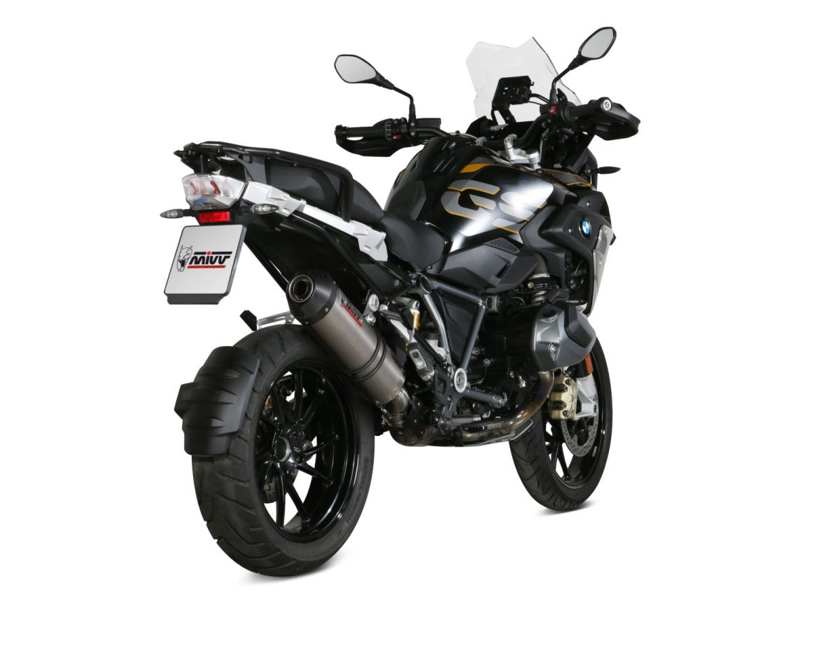 Escape homologado Mivv OVAL en Titanio para BMW R 1250 GS 19-23 | R 1250 GS ADVENTURE 19-23