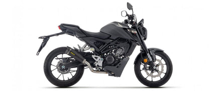 ARROW X-Kone full exhaust not approved in black aluminum with stainless steel collectors for HONDA CB 125 R NEO SPORTS CAFÉ 24-25 