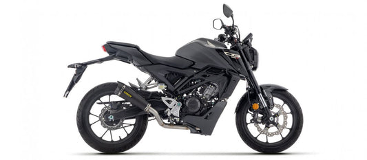 Escape completo ARROW X-Kone no homologado en aluminio negro con colectores en acero inoxidable para HONDA CB 125 R NEO SPORTS CAFÉ 24-25
