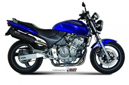 Escape aprovado pela Mivv SUONO em aço preto para HONDA CB 600 F HORNET 98-02