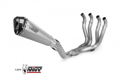 Non-homologated full exhaust Mivv FULL EXHAUST in Titanium for BMW S / M 1000 RR 17-18 