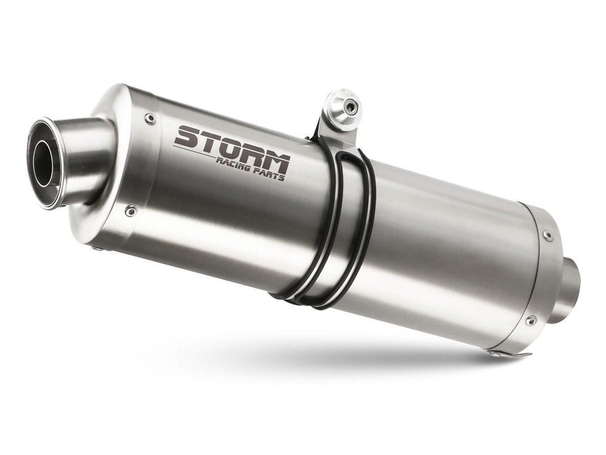 Escape homologado Storm OVAL Acero inox. para BMW F 850 GS 18-24 | F 750 GS 18-24 | F 850 GS ADVENTURE 18-24