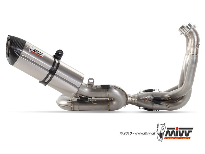 Non-homologated full exhaust system Mivv FULL EXHAUST in stainless steel for HONDA CBR 1000 RR 08-13