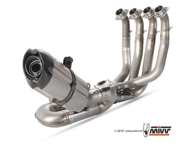 Non-homologated full exhaust system Mivv FULL EXHAUST in stainless steel for HONDA CBR 1000 RR 08-13