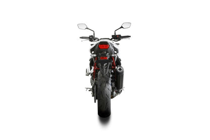 Escape de carbono aprovado pela Mivv OVAL para a Honda CB 750 Hornet (23-25) 