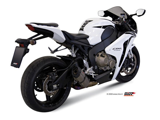 Non-homologated full exhaust system Mivv FULL EXHAUST in stainless steel for HONDA CBR 1000 RR 08-13