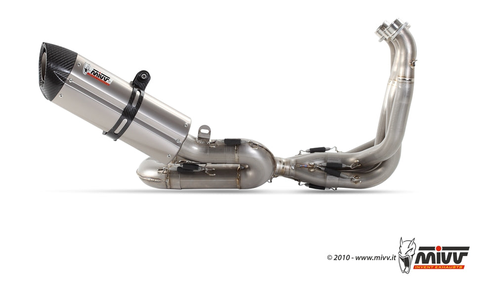 Non-homologated full exhaust Mivv FULL EXHAUST in Titanium for HONDA CBR 1000 RR 08-13