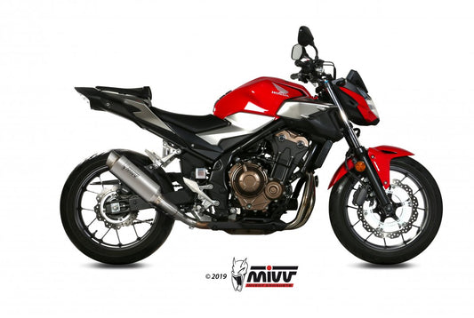 Escape homologado Mivv GP PRO en Titanio para HONDA CB 500 F 19-24
