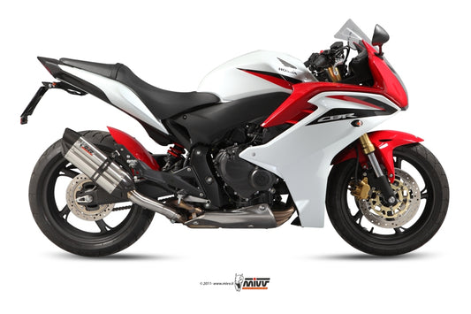Escape homologado Mivv SUONO en Acero inox. para HONDA CB 600 F HORNET 07-13 | CBR 600 F/FS 11-13