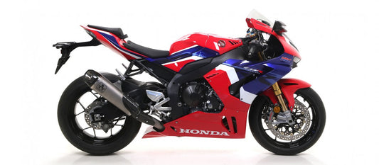 Escape ARROW Works homologado en titanio negro para HONDA CBR 1000 RR 20-23