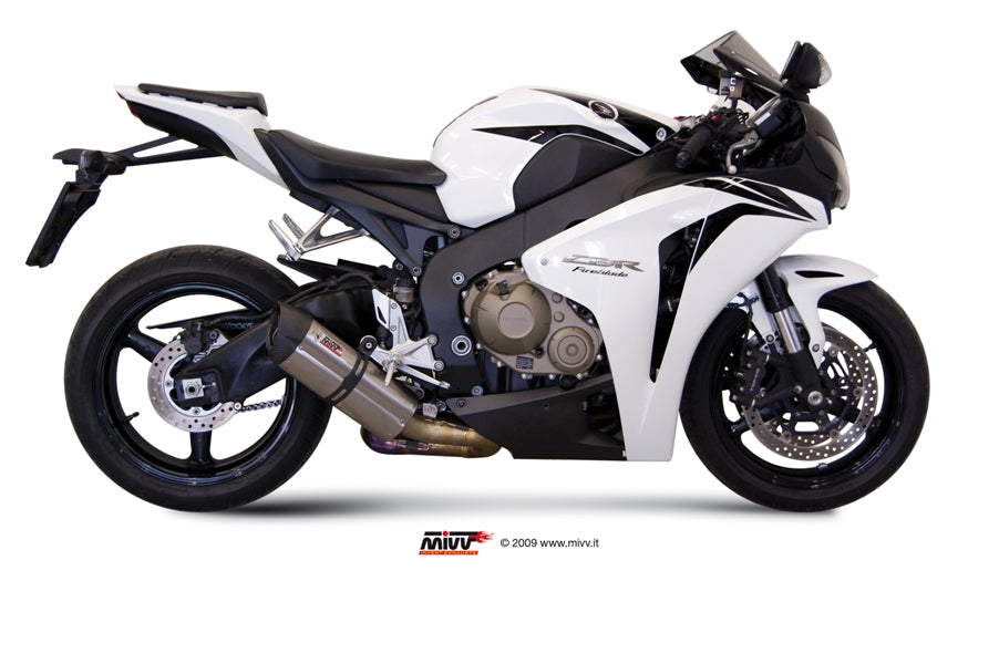 Non-homologated full exhaust Mivv FULL EXHAUST in Titanium for HONDA CBR 1000 RR 08-13
