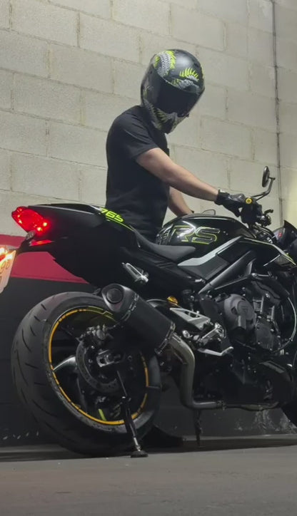 Linha Completa Artesanal Triumph Street Triple 765 (2022-2026) Aço Inoxidável