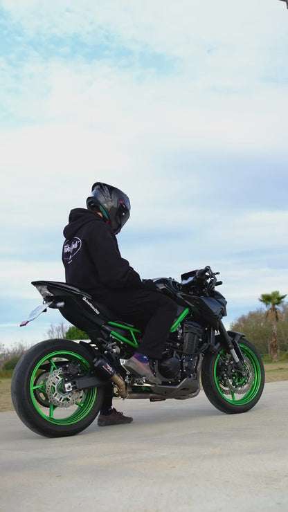 Linha completa de peças artesanais em aço inoxidável para Kawasaki Z900E A2 (2017-2026).