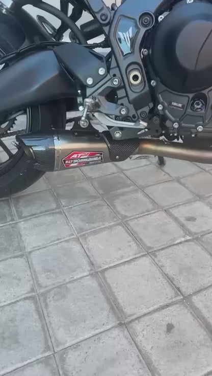 Línea Completa Artesanal Yamaha MT-09/ R9/ Tracer 9/ XSR900 (2021-2026) Acero Inoxidable