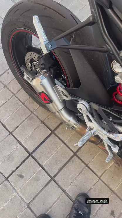 Ponteira Final S1000RR/ S1000R/ M1000RR/ M1000R (2019-2026) Aço Inoxidável Slip-on