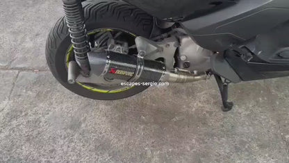 Complete Handmade Yamaha Xmax/Nmax 125 (2021-2026) Stainless Steel Exhaust Line